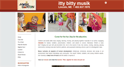 Desktop Screenshot of ittybittymusik.com